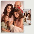 3D Animated Family Portrait - Personalized Poster