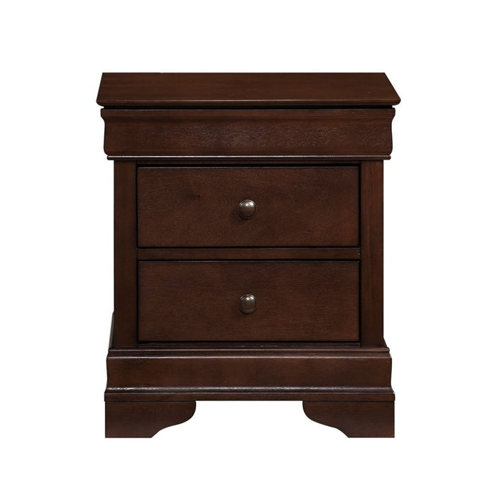 Abbeville - Nightstand With Hidden Drawer - Cherry