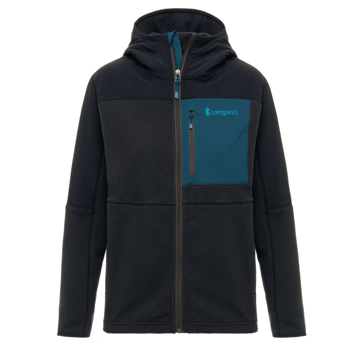 Abrazo Fleece Hooded Full-Zip Jacket - Women's, Black, Detail