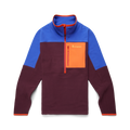 Abrazo Half-Zip Fleece Jacket - Men's, Blue Violet/Wine, Detail
