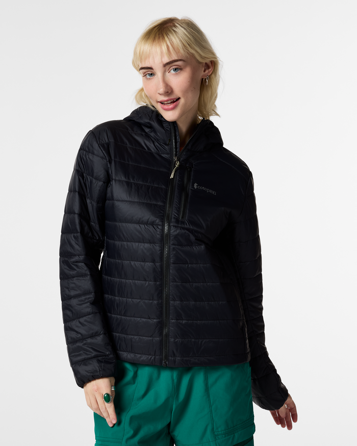 Acodo Insulated Hooded Jacket - Women's, Cotopaxi Black, Model Josie