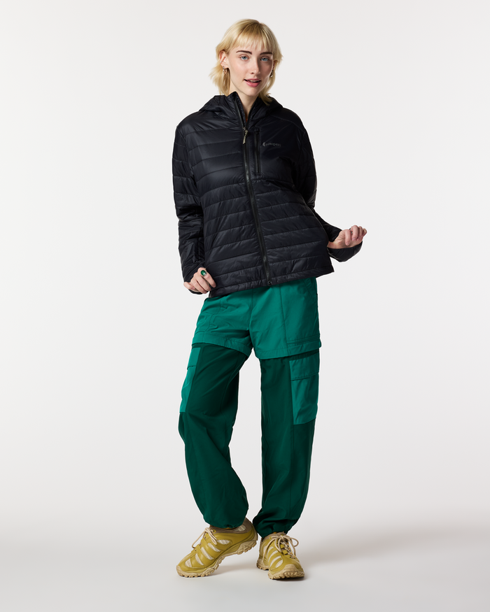 Acodo Insulated Hooded Jacket - Women's, Cotopaxi Black, Model Josie