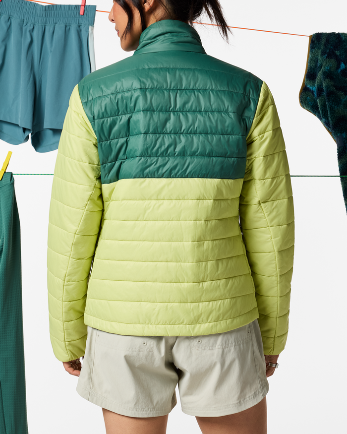 Acodo Insulated Jacket - Women's, Juniper/Firefly, Model Tiff