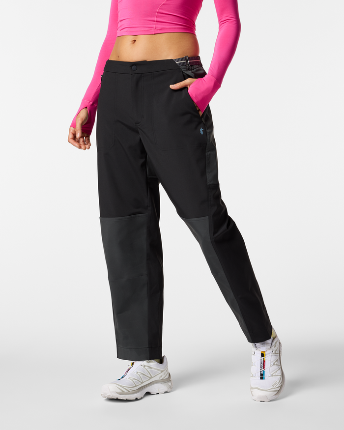 Adelante Pant - Women's, Black/Charcoal, Model Lola