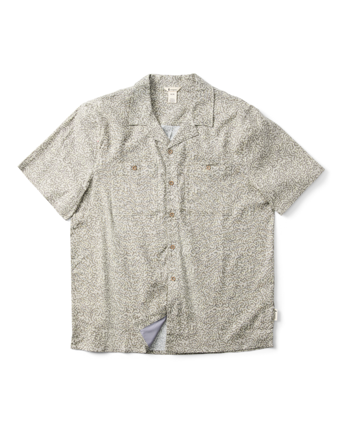 Afuera Button Up Shirt - Print - Men's, Cenotes Mineral