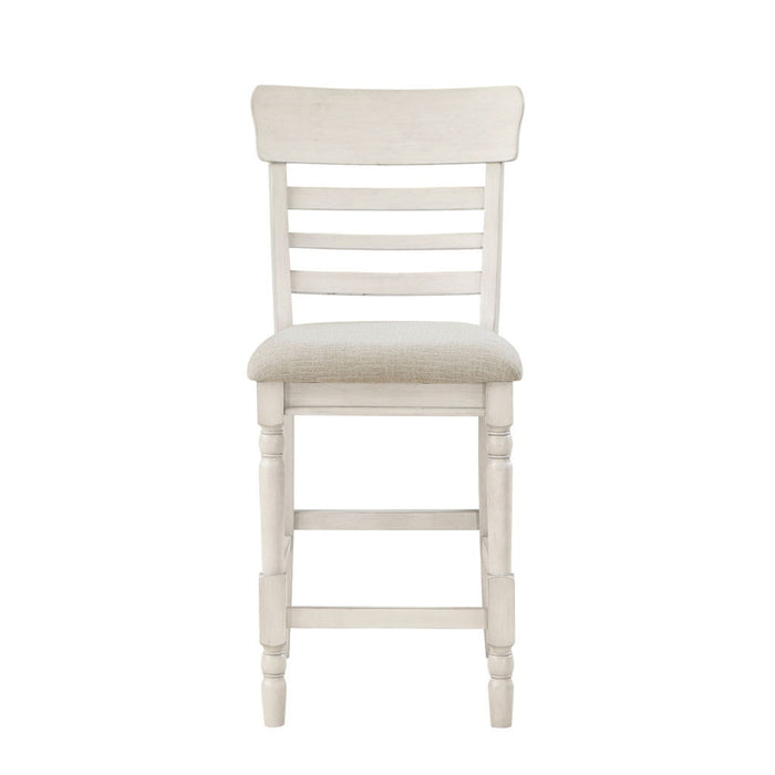 Alburgh - Counter Height Chair (Set of 2) - Light Gray