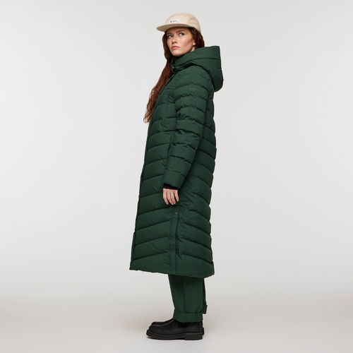 Alivio Down Long Parka - Women's, Cargo, Model Caitlyn