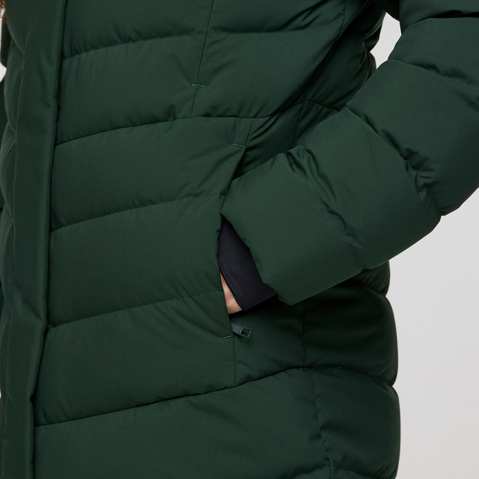 Alivio Down Long Parka - Women's, Cargo, Model Caitlyn