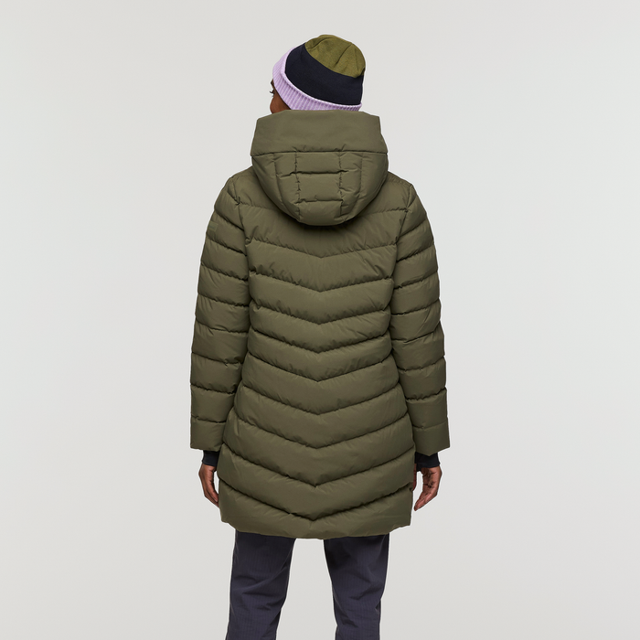 Alivio Down Parka - Women's, Fatigue, Model Fatigue