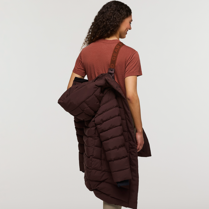 Alivio Down Parka - Women's, Coffee, Model London