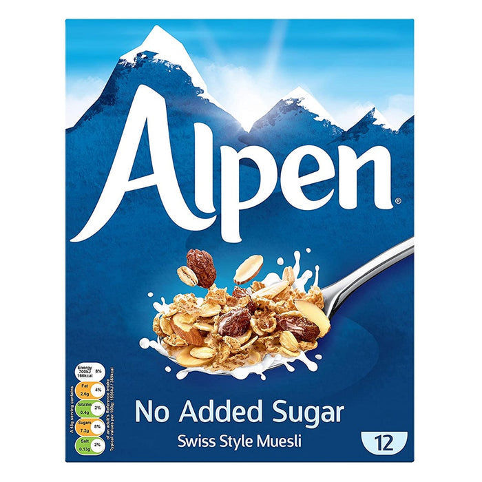 Alpen No Added Sugar Swiss Style Muesli 550g product image