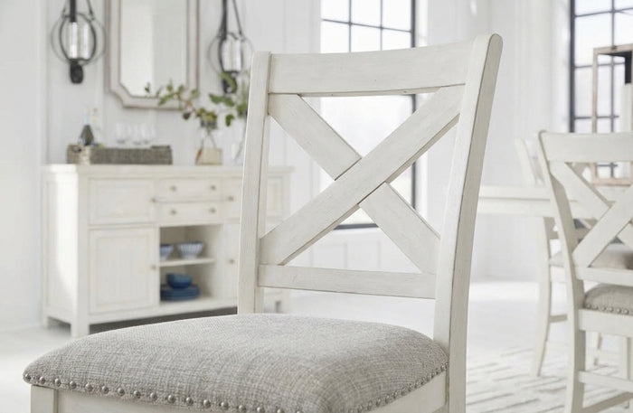 ALPINE White 20" Wide Counter Height Chair