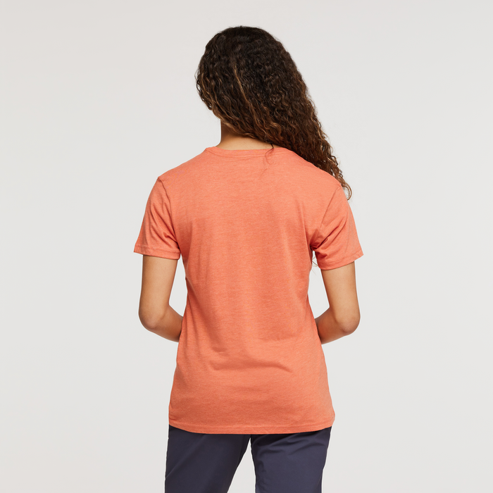 Altitude Llama Organic T-Shirt - Women's, Nectar, Model London