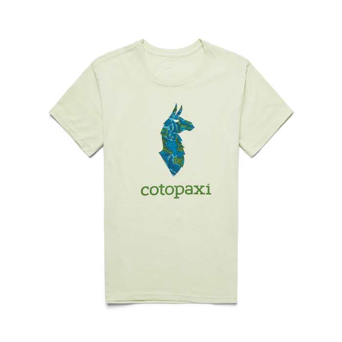 Altitude Llama Organic T-Shirt - Women's, Lichen, Model London