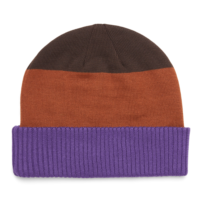 Alto Beanie, Black Violet/Rusty, Detail