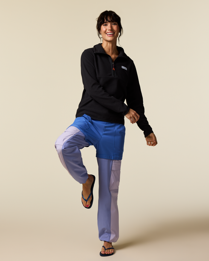 Amado Fleece Pullover - Women's, Cotopaxi Black, Model Lola