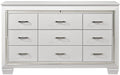 ANNIE White 64" x 77" Lighted Dresser & Mirror