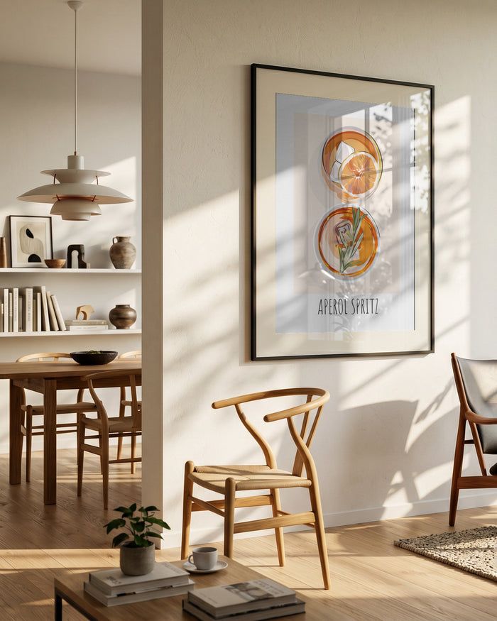 Aperol Spritz by Lisen Vennesland in interior setting