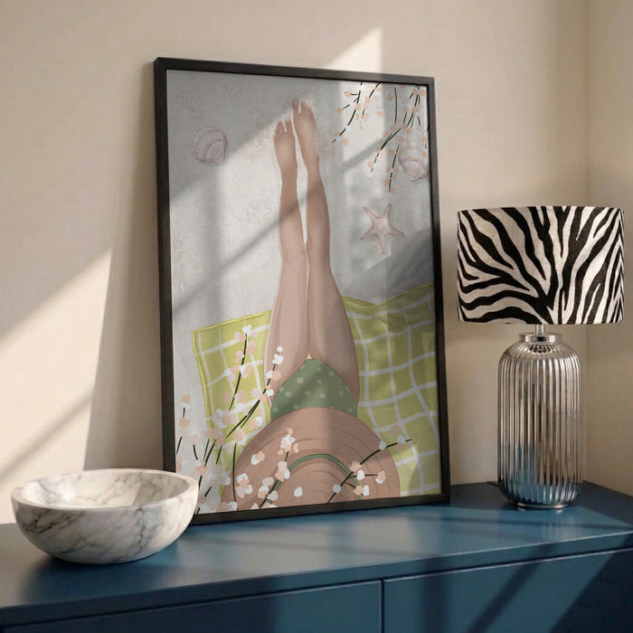 At the Beach by Lisen Vennesland in interior setting