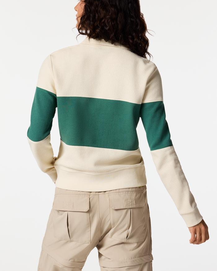 Atajo Waffle Rugby - Women's, Cream/Juniper, Model Lola
