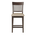 Balin - Counter Height Chair With Slat Back (Set of 2) - Brown
