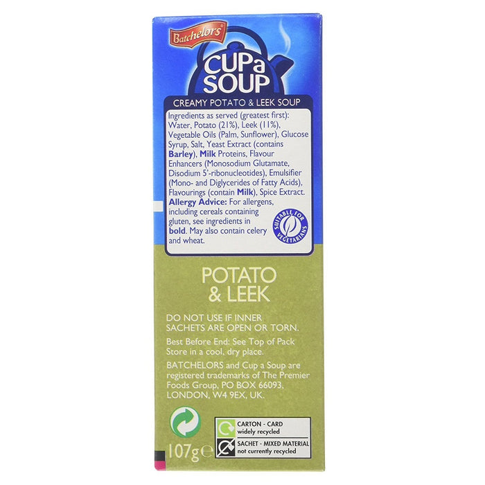 Batchelors Cup a Soup Creamy Potato & Leek 107g
