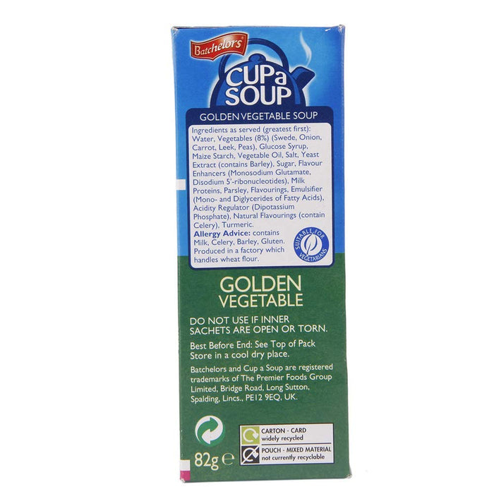 Batchelors Cup a Soup Golden Vegetable 4's - 82G