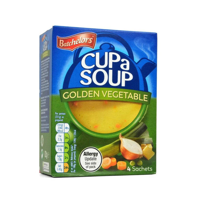 Batchelors Cup a Soup Golden Vegetable 4's - 82G