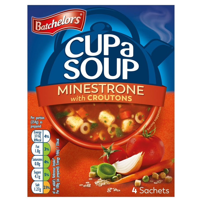 Batchelors Cup a Soup Minestrone with Croutons 4's - 94g product image