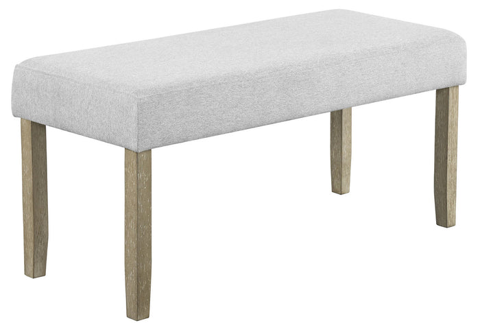 BAYSIDE Greige 42" Wide Dining Bench