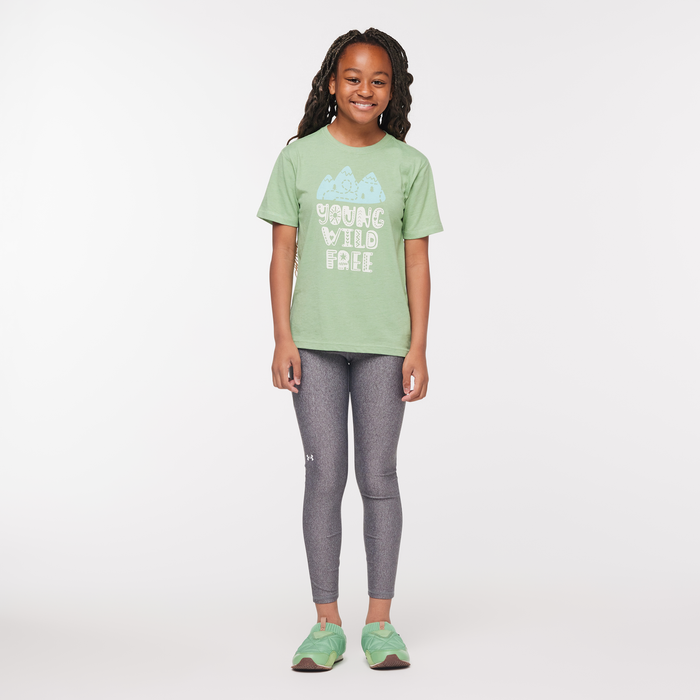 Be Free T-Shirt - Kids', Aspen, Model Adelina