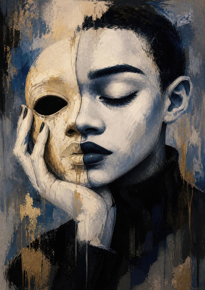 Behind The Mask poster by Martin Zen