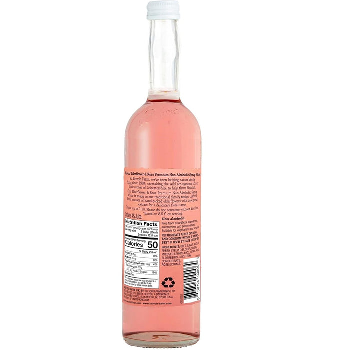 Belvoir Elderflower & Rose Cordial 500ml