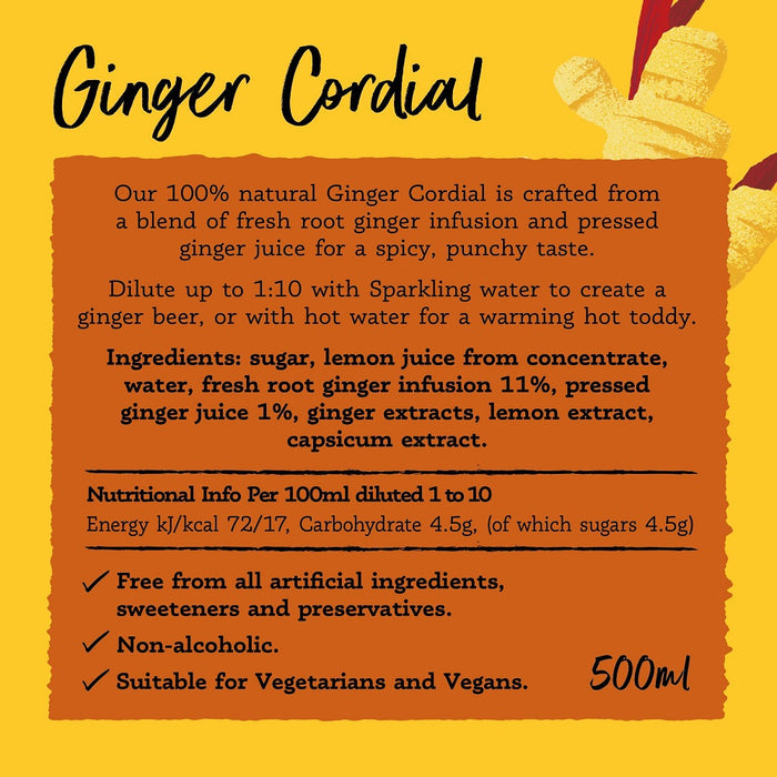 Belvoir Ginger Cordial 500ml