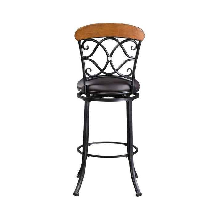 Benson - Swivel Pub Height Chair - Brown