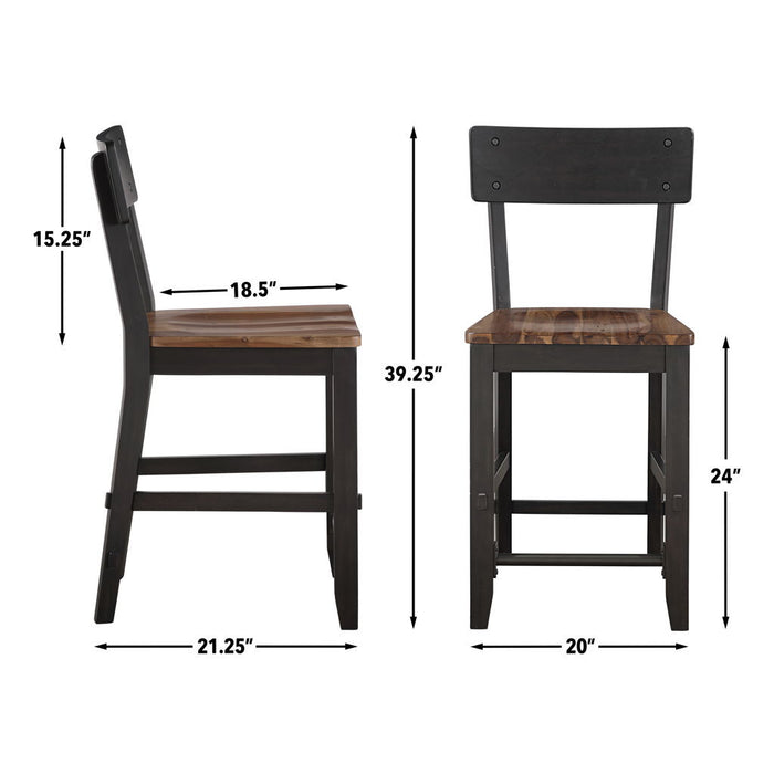 Bermuda - Counter Stool - Black
