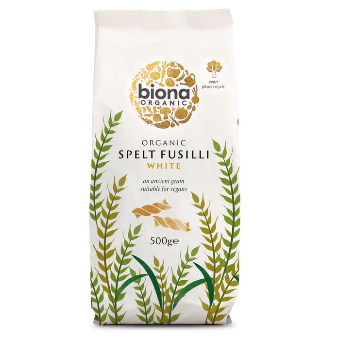 Biona Organic Spelt Fusilli - White Pasta - 500g product image