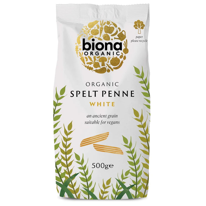 Biona Organic Spelt Penne - White Pasta - 500g product image
