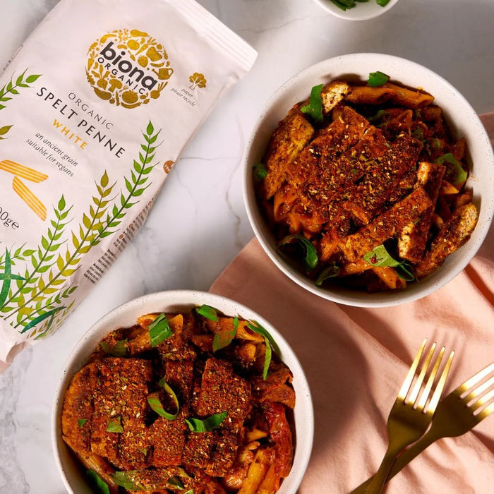 Biona Organic Spelt Penne - White Pasta - 500g