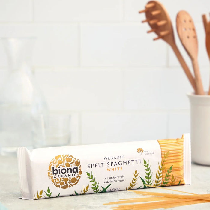 Biona Organic Spelt Spaghetti - White Pasta - 500g