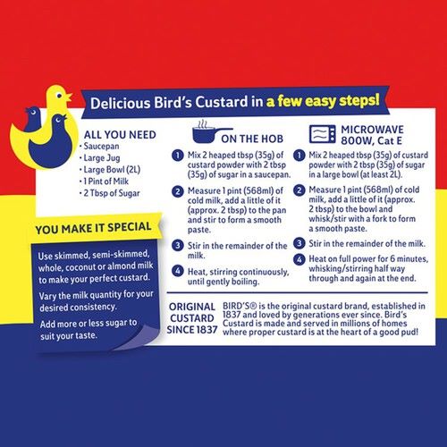 Bird's Original Custard Powder 250G
