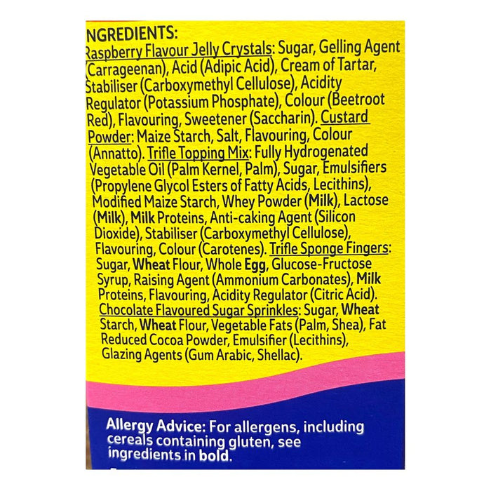 Bird's Raspberry Trifle Mix 144G
