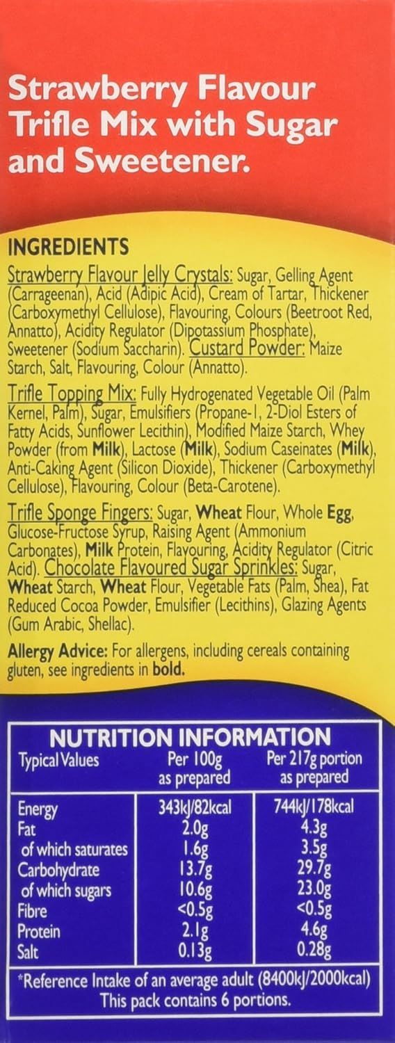 Bird's Strawberry Trifle Mix - 141g (0.31lbs)