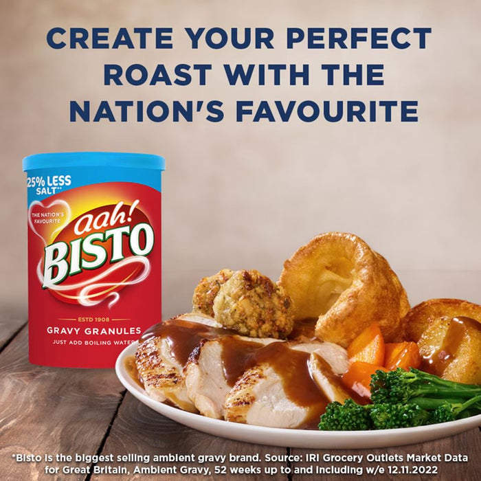 Bisto Beef Reduced Salt Gravy Granules 190g