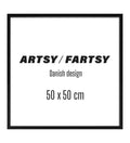 Black wooden frame 50x50 cm
