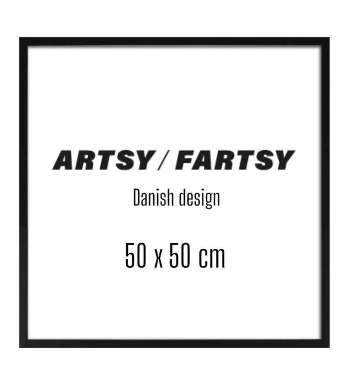 Black wooden frame 50x50 cm
