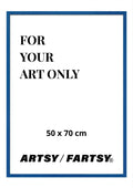 Blue Wooden Frame 50x70 cm