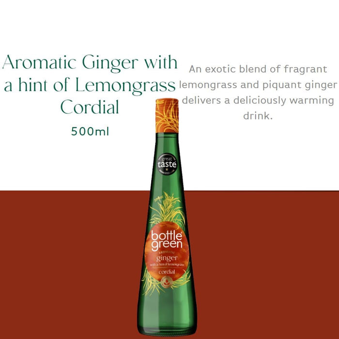 Bottle Green Ginger & Lemongrass Cordial 500ml