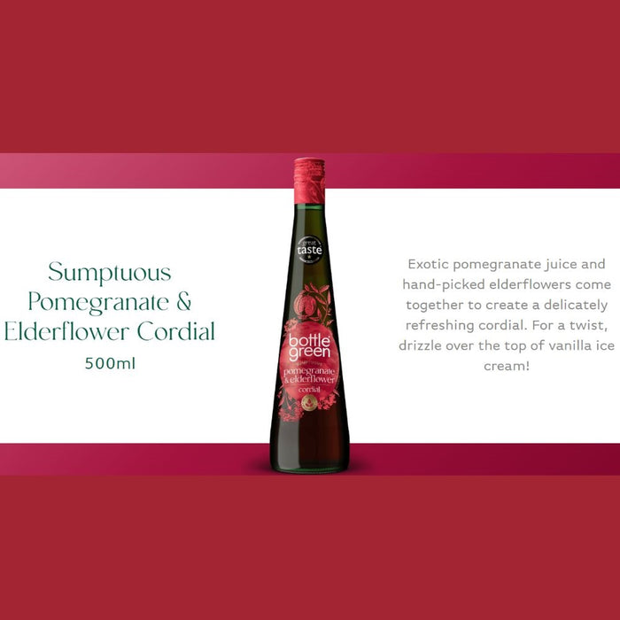 Bottlegreen Pomegranate & Elderflower Cordial 500ml