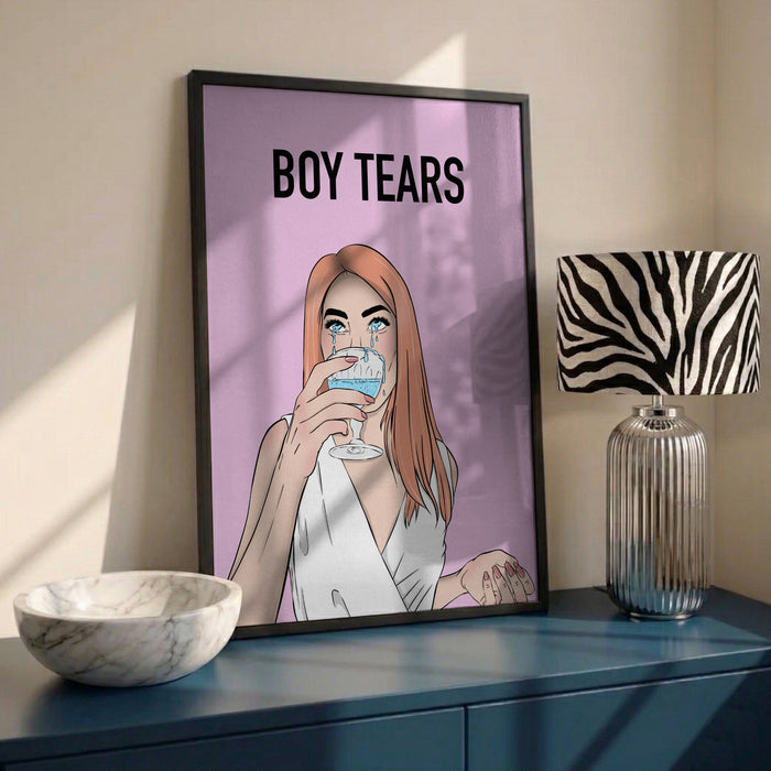 Boy Tears by Lisen Vennesland in interior setting